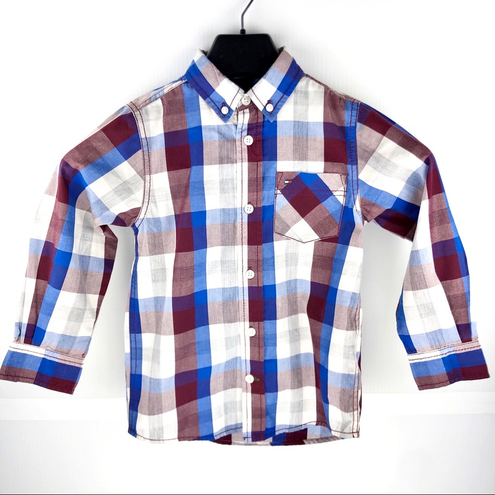Tommy Hilfiger | Boys Shirt  | Plaid | Size T5